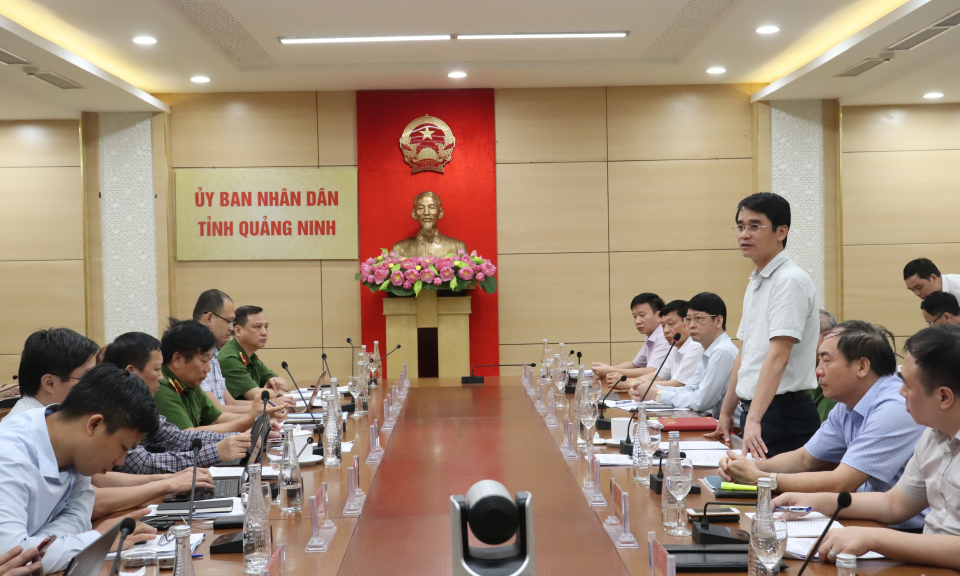 UBND tỉnh làm việc với tổ công tác triển khai Đề án 06 của Thủ tướng Chính phủ