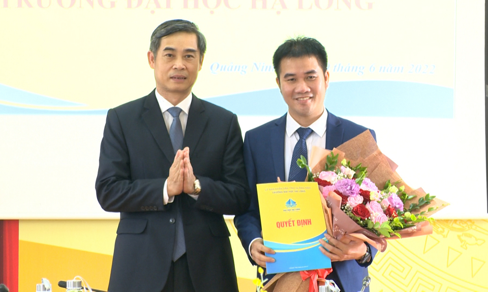 Trường Đại học Hạ Long công bố bổ nhiệm chức danh Phó Giáo sư ngành nông nghiệp
