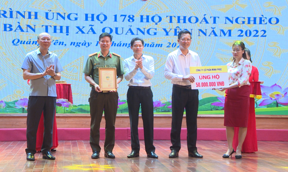 TX Quảng Yên: Phát động chương trình ủng hộ 178 hộ thoát nghèo