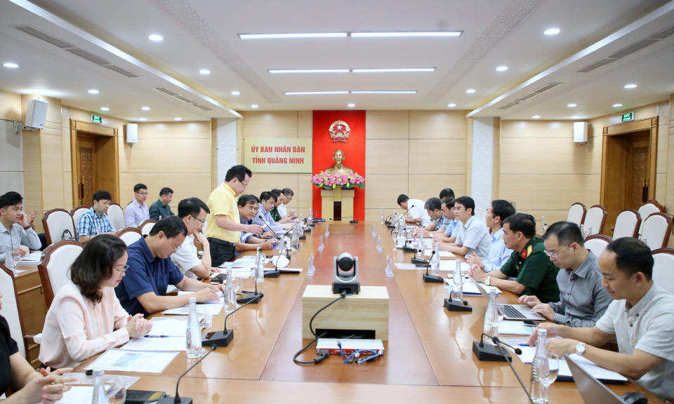 Đoàn kiểm tra của Ban Chỉ đạo quốc gia về Phòng chống thiên tai làm việc tại tỉnh Quảng Ninh
