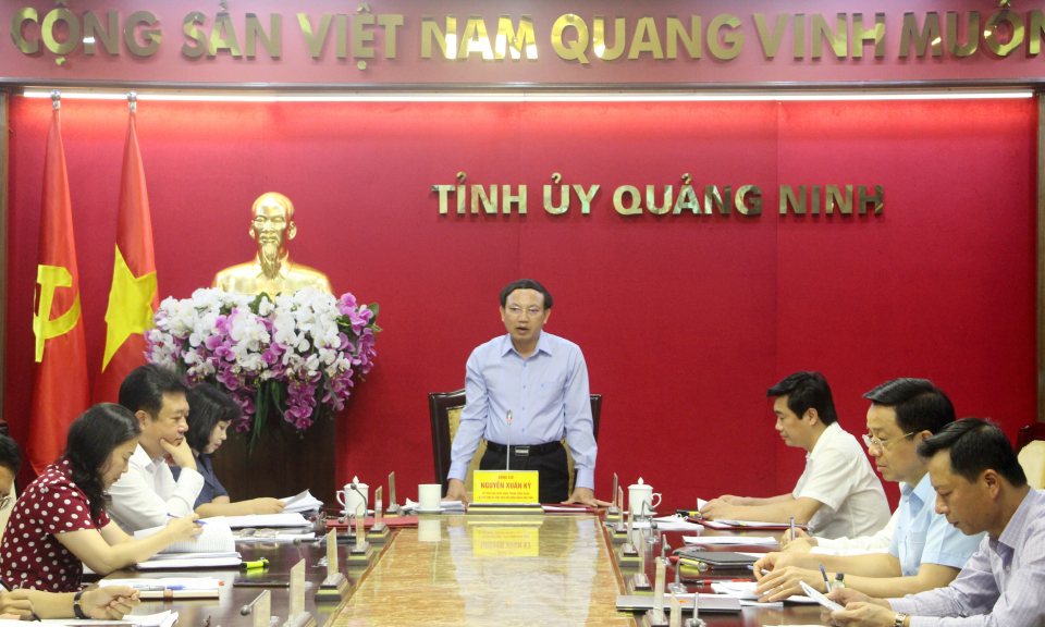Giao ban Thường trực Tỉnh ủy