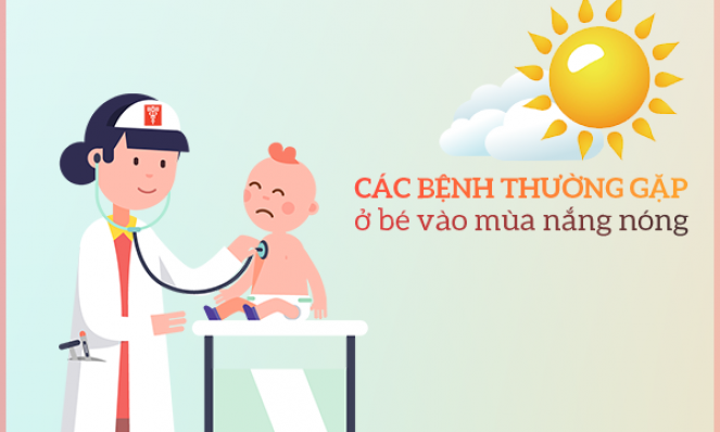 6 bệnh mùa nóng trẻ dễ mắc