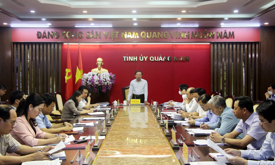 Hội nghị Ban Thường vụ Tỉnh ủy