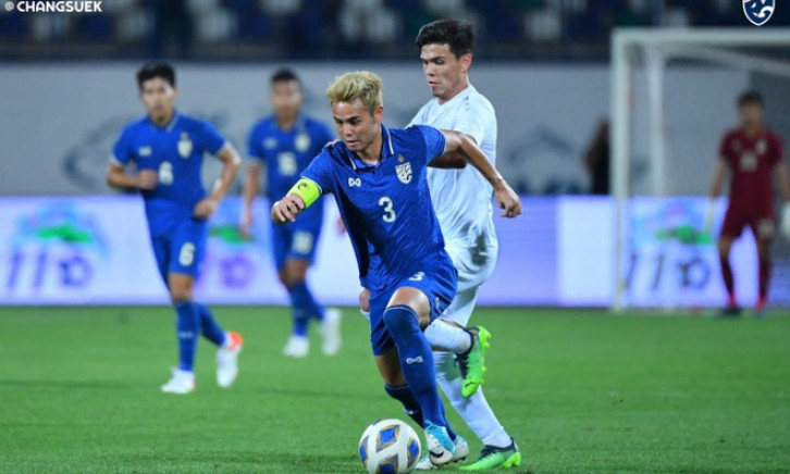 Thái Lan thua trắng Uzbekistan