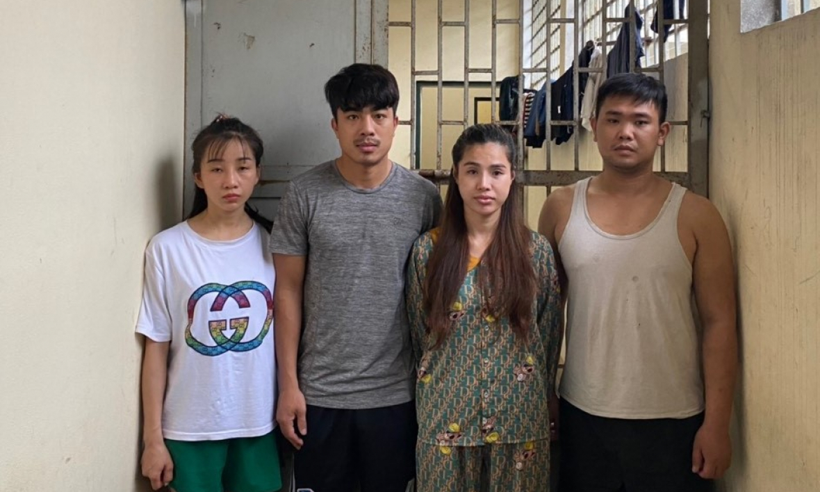 Công an Cẩm Phả bắt nhóm đối tượng tổ chức sử dụng trái phép chất ma túy