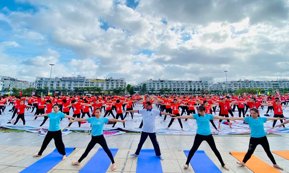 Sẽ có trên 3.000 người tham gia Ngày Quốc tế Yoga lần thứ 8 tại Quảng Ninh