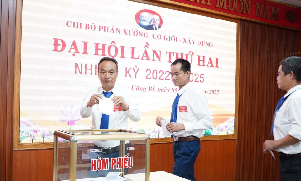 Đảng bộ Than Quảng Ninh: Hoàn thành đại hội chi bộ nhiệm kỳ 2022-2025