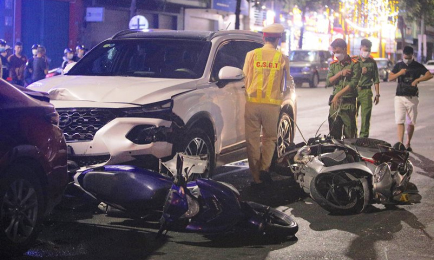 Mẹ con thai phụ bị tông xe liên hoàn đã qua cơn nguy kịch