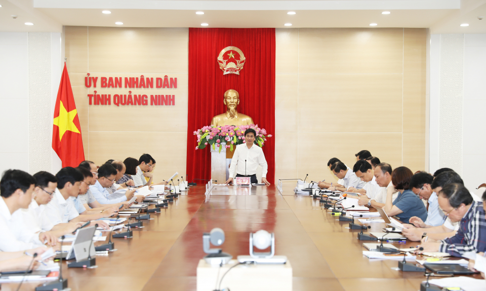 UBND tỉnh họp chỉ đạo điều hành thu, chi ngân sách