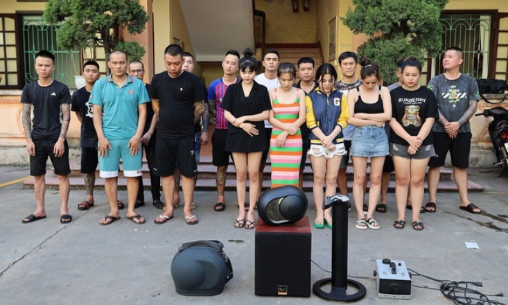 Hoàng 'Mèo' bị bắt vì tổ chức tiệc ma túy