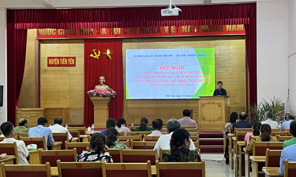 Tuyên truyền, nâng cao nhận thức về kinh doanh đa cấp cho người dân huyện Tiên Yên