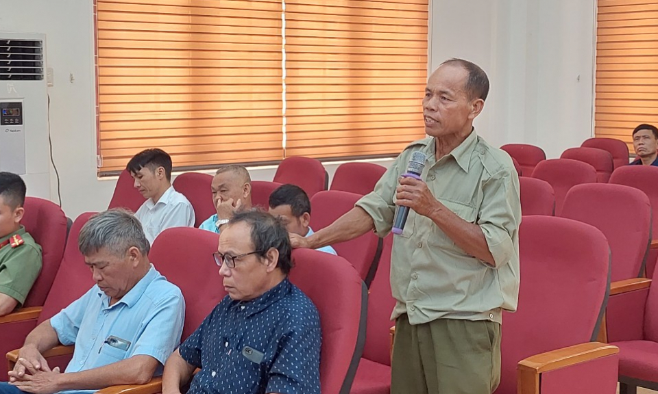 Đại biểu Quốc hội tiếp xúc cử tri huyện Bình Liêu và Đầm Hà