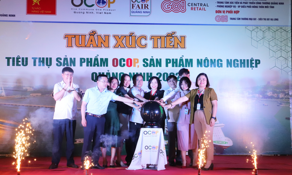 Khai mạc Tuần Xúc tiến tiêu thụ sản phẩm OCOP tỉnh Quảng Ninh năm 2022