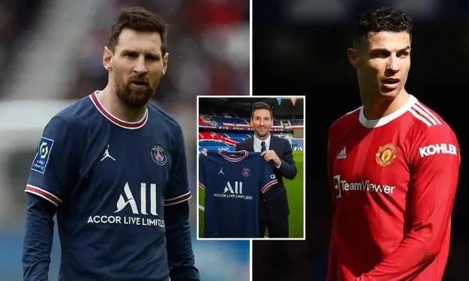 Messi đánh bật kỷ lục của Ronaldo vì MU sa sút