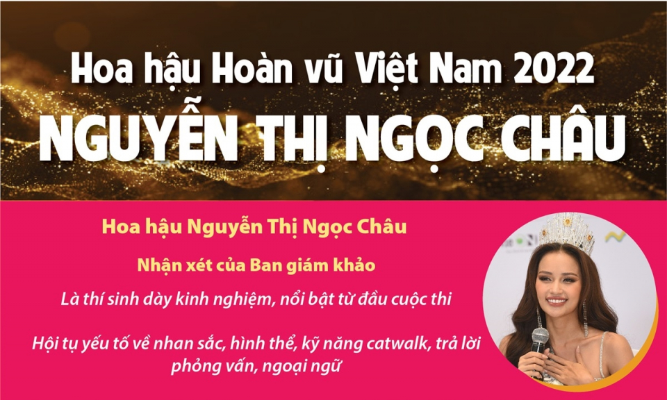 Hoa hậu Hoàn vũ Việt Nam 2022 Nguyễn Thị Ngọc Châu