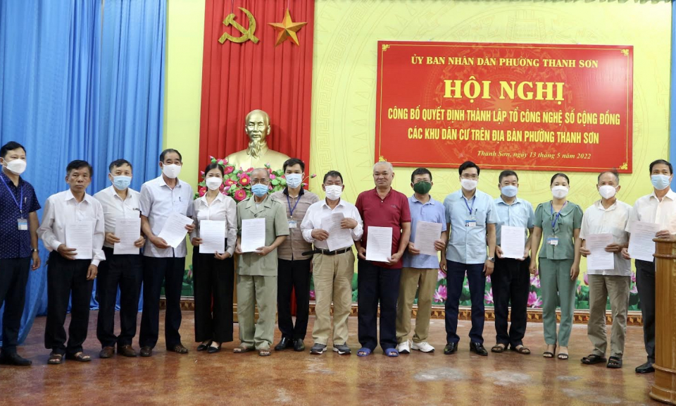 Tổ công nghệ số cộng đồng: Thúc đẩy mạnh mẽ chuyển đổi số tại cơ sở