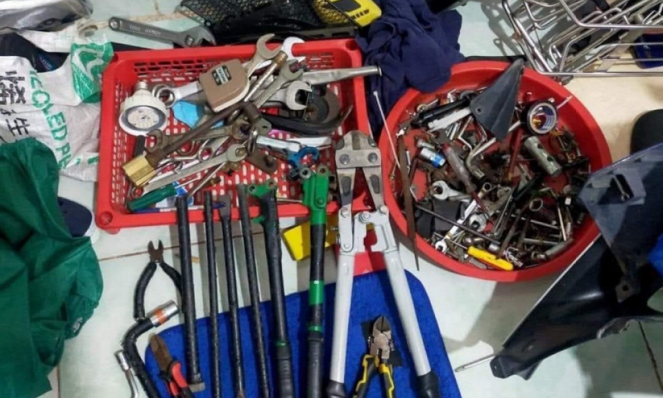 Băng trộm chuyên đột nhập các khu nhà trọ sa lưới