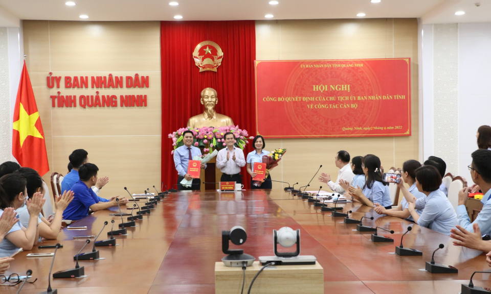 Công bố quyết định bổ nhiệm lãnh đạo Trung tâm Phục vụ hành chính công tỉnh