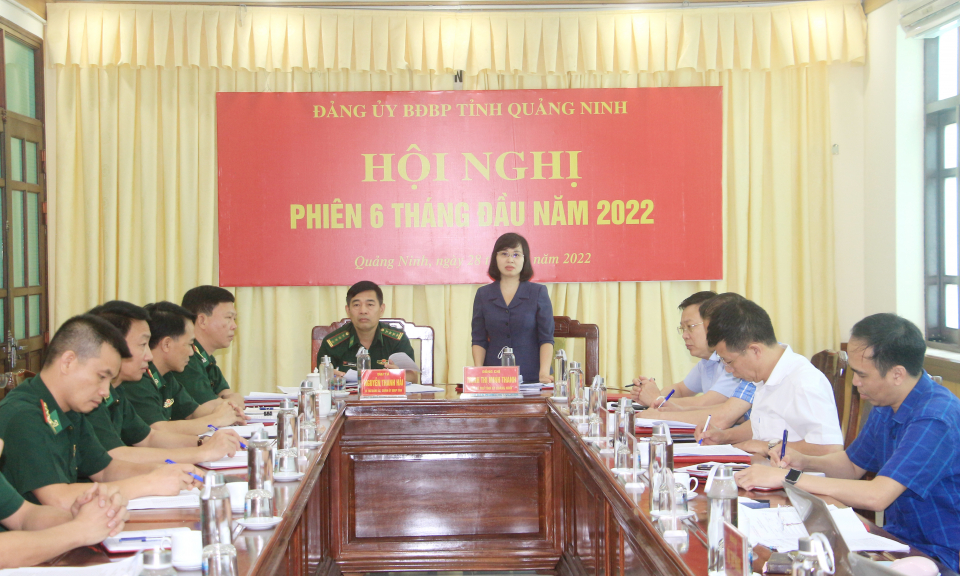 Đảng ủy Bộ đội Biên phòng tỉnh triển khai nhiệm vụ 6 tháng cuối năm