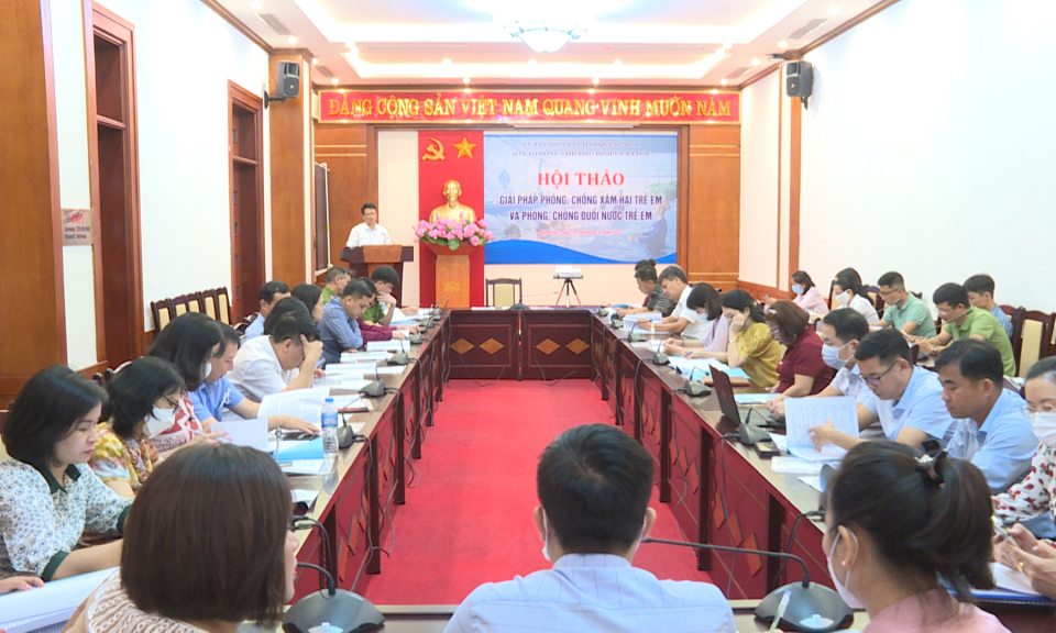 Hội thảo tăng cường giải pháp phòng, chống xâm hại và phòng, chống đuối nước trẻ em