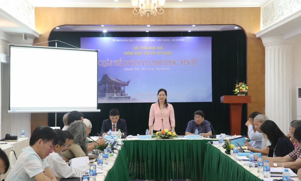 Hội thảo thống nhất tiêu chí xếp hạng quần thể di tích, danh thắng Yên Tử