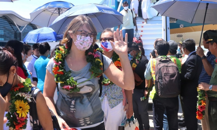 Foreign arrivals surge nearly 7-fold in first six months
