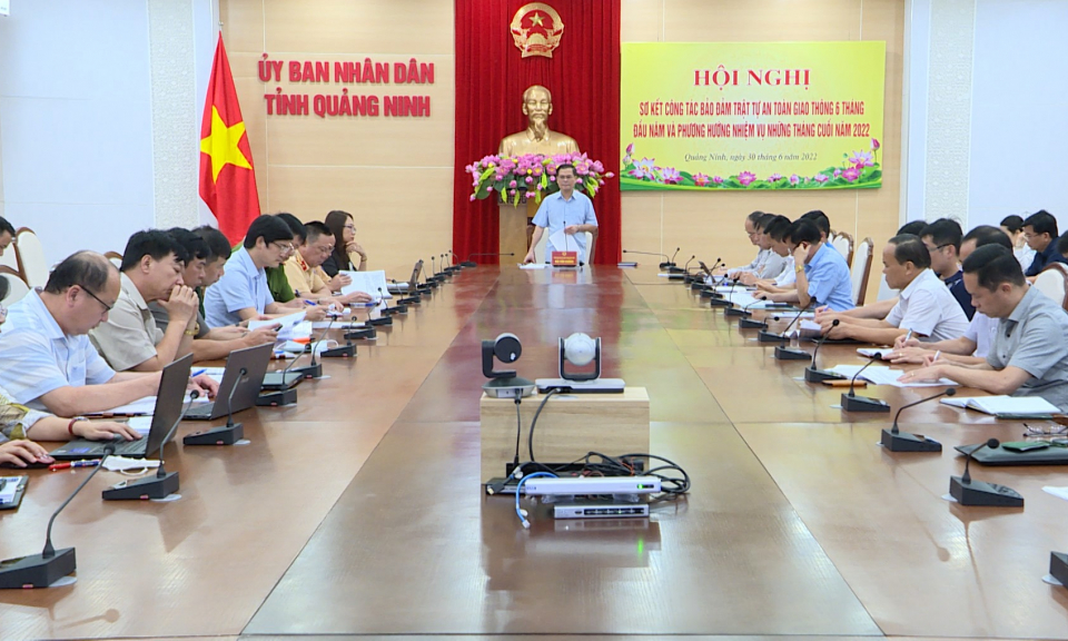 Sơ kết công tác bảo đảm TTATGT 6 tháng đầu năm 2022