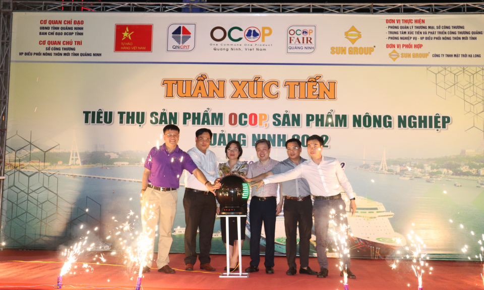 Khai mạc Tuần Xúc tiến tiêu thụ sản phẩm OCOP, sản phẩm nông nghiệp Quảng Ninh năm 2022