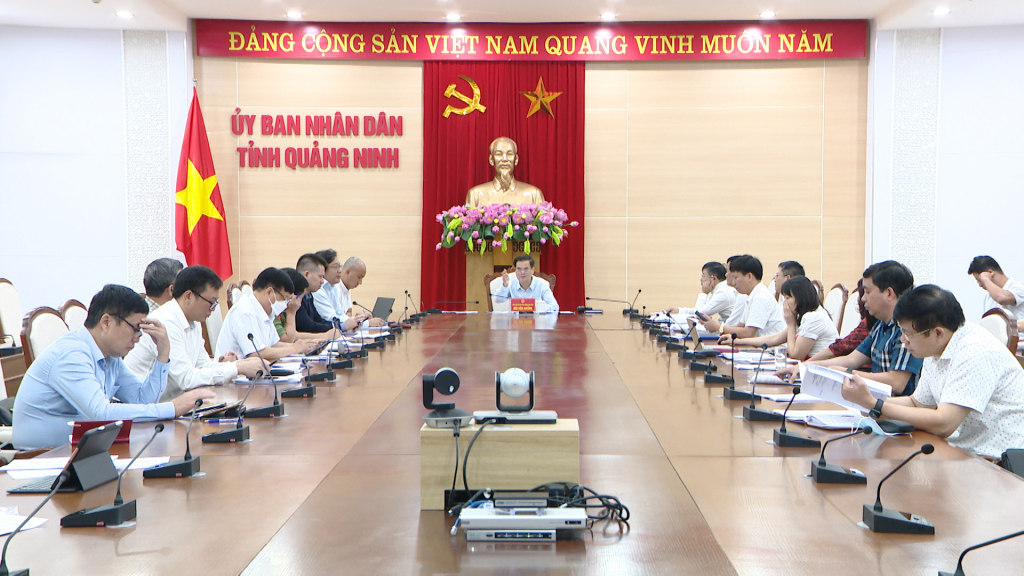 Đồng chí Bùi Văn Khắng, Phó Chủ tịch UBND tỉnh chỉ đạo tại hội nghị.