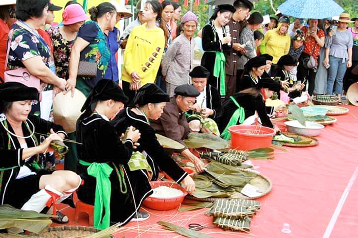 San Diu minority ethnic people participated in cultural festivals.