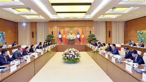 Vietnamese, Lao legislatures deepen cooperatives ties hinh anh 1