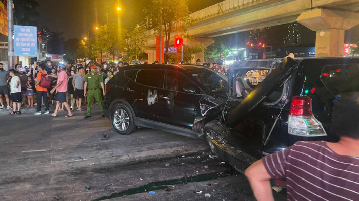 Xe Santa Fe tông liên hoàn ở Hà Nội: Các nạn nhân bị thương hiện ra sao? 1