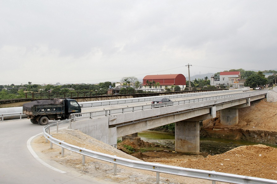 Công trình Cầu Máng - xã Bình Khê, TX Đông Triều - Ảnh: Tổng Công ty Đông Bắc cung cấp