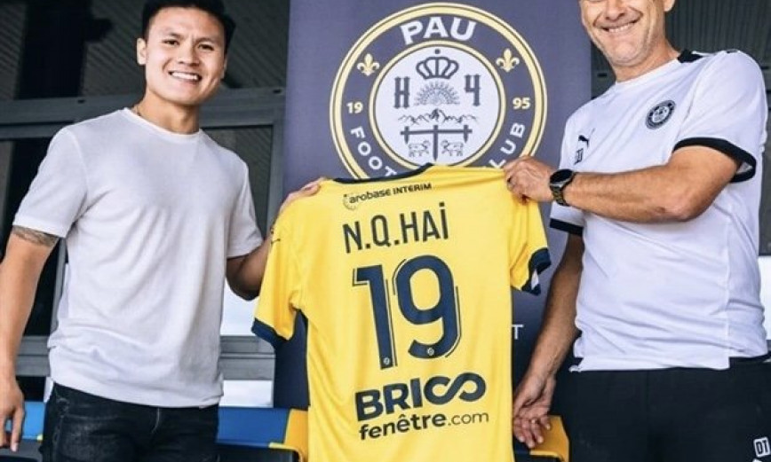 Quang Hai signs two-year deal with French side Pau FC
