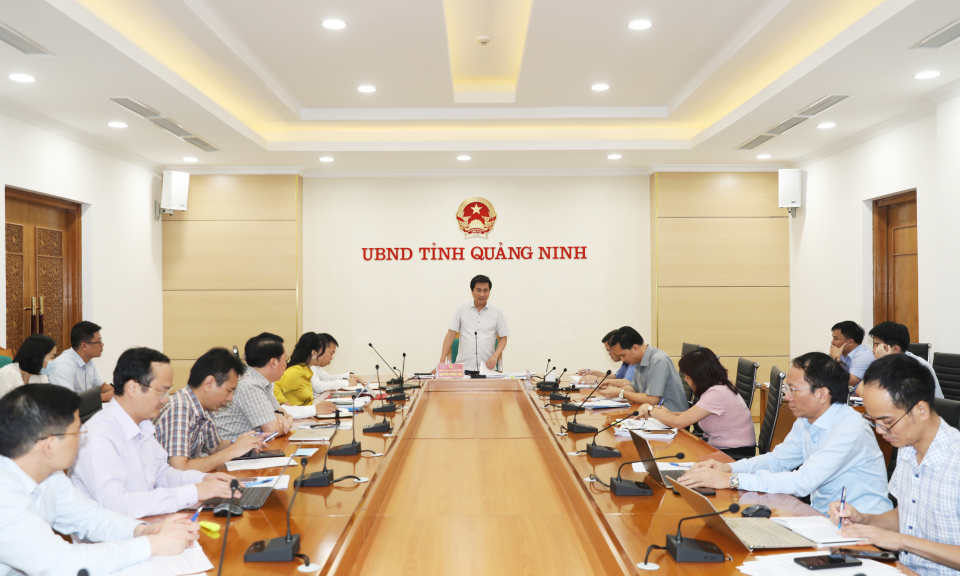 UBND tỉnh họp đánh giá công tác thu hút đầu tư FDI