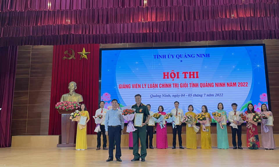 Hội thi giảng viên lý luận chính trị giỏi tỉnh Quảng Ninh năm 2022: Nâng cao chất lượng giáo dục lý luận chính trị
