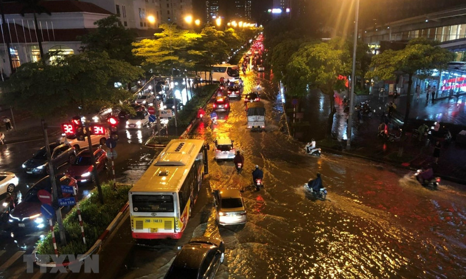 Mưa dông ở khu vực Bắc Bộ có khả năng kéo dài đến ngày 8-9/7