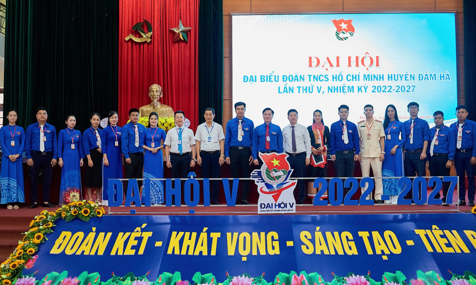 Đại hội đại biểu Đoàn TNCS Hồ Chí Minh huyện Đầm Hà lần thứ V nhiệm kỳ 2022-2027