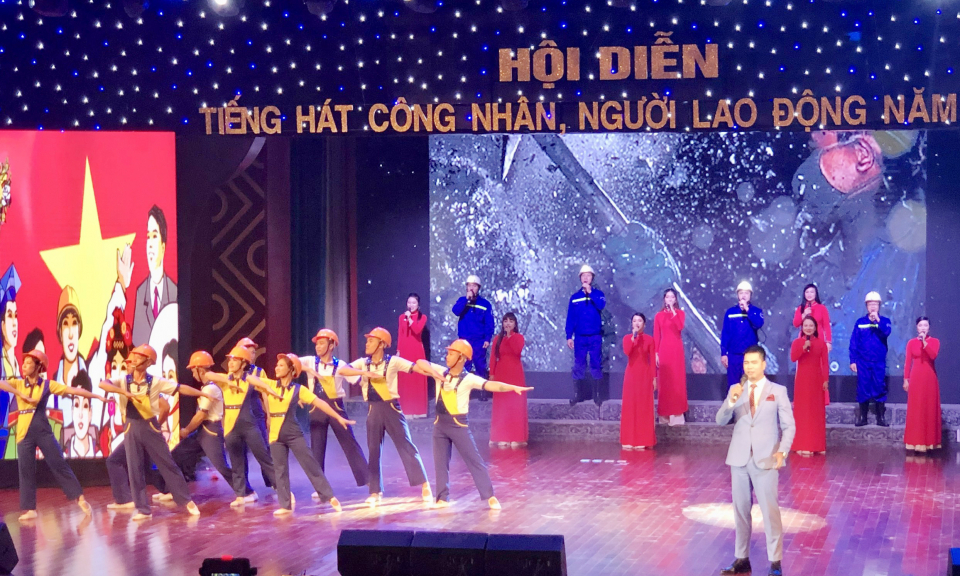 Quảng Ninh đoạt huy chương vàng toàn đoàn hội diễn “Tiếng hát công nhân, người lao động năm 2022”