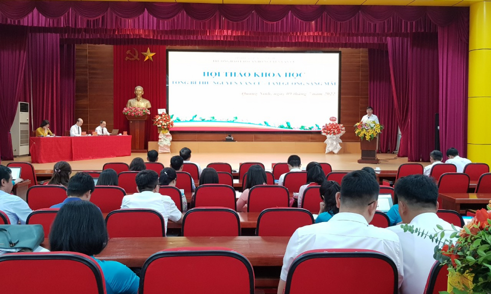 Hội thảo khoa học “Tổng Bí thư Nguyễn Văn Cừ - Tấm gương sáng mãi”