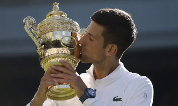 Djokovic lần thứ tư liên tiếp vô địch Wimbledon