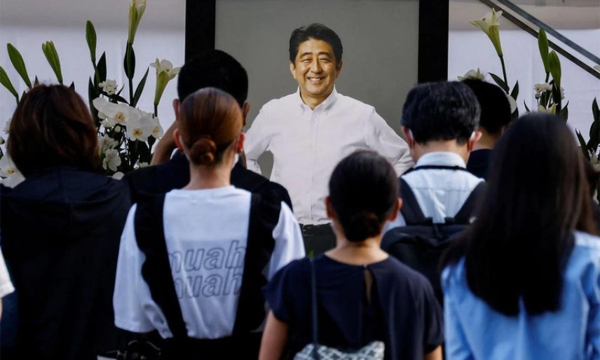 Tang lễ của cố Thủ tướng Nhật Bản Abe Shinzo diễn ra tại đền Zojoji