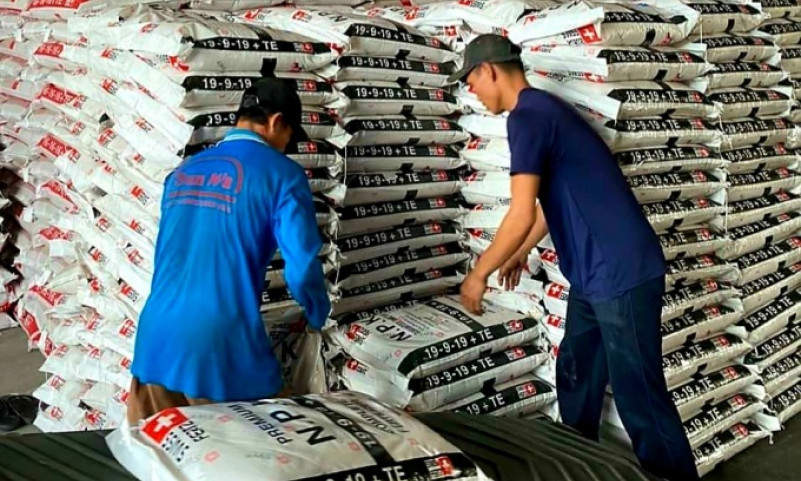 Nhập khẩu phân bón từ Nga tăng đột biến