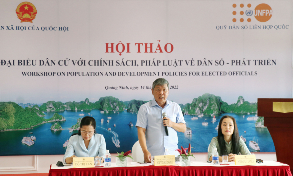  Hội thảo "Đại biểu dân cử với chính sách, pháp luật về dân số - phát triển"