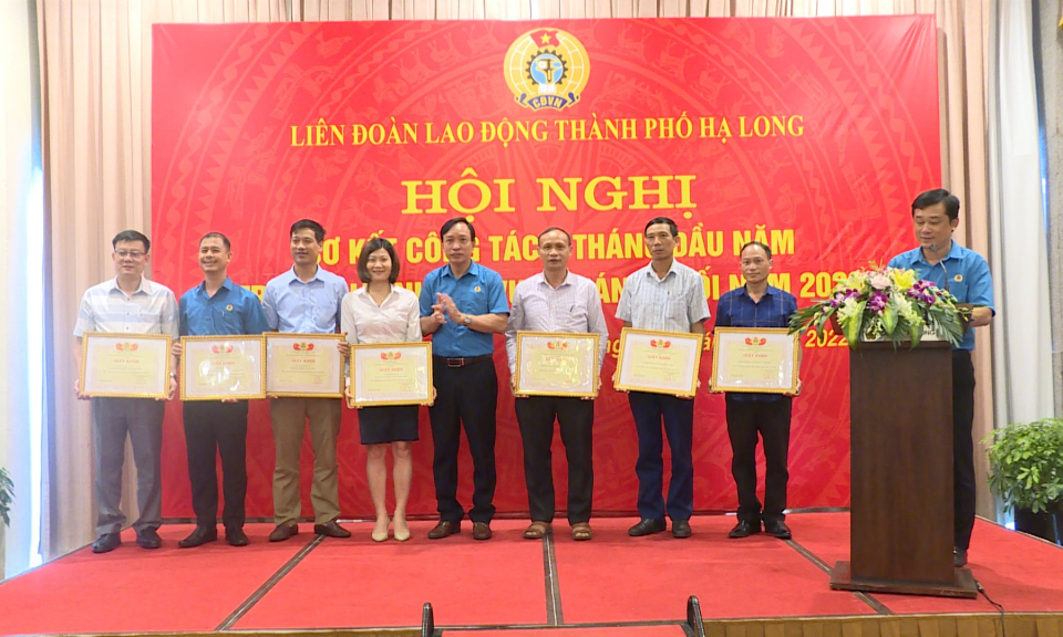 LĐLĐ TP Hạ Long: Sơ kết công tác 6 tháng đầu năm 