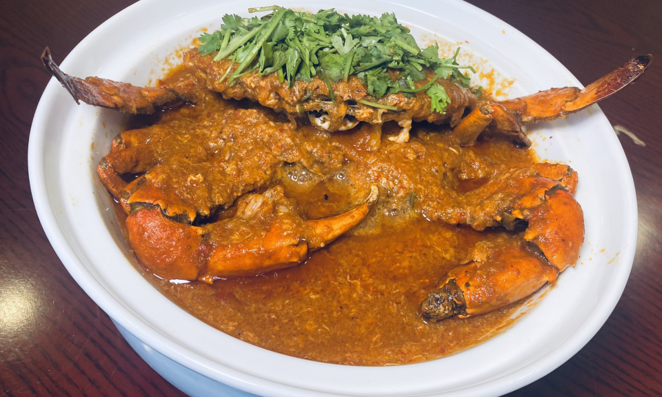 Cua biển xốt tuyết hoa