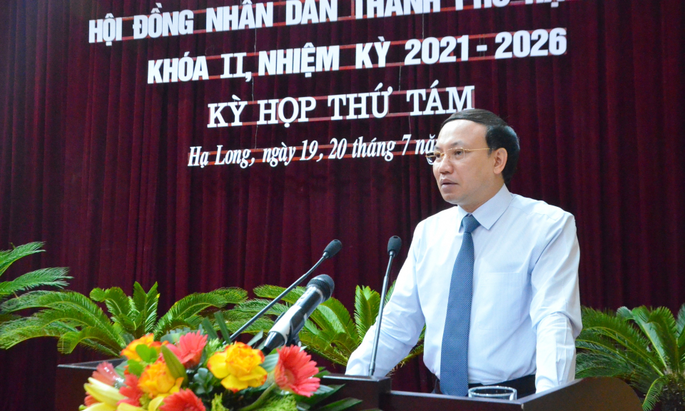 Kỳ họp thứ 8 HĐND TP Hạ Long khóa II, nhiệm kỳ 2021-2026
