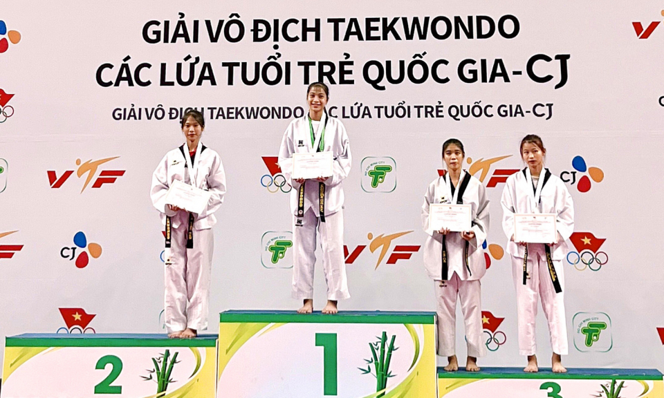 Quảng Ninh giành 9 huy chương tại Giải Vô địch Taekwondo các lứa tuổi trẻ Quốc gia năm 2022