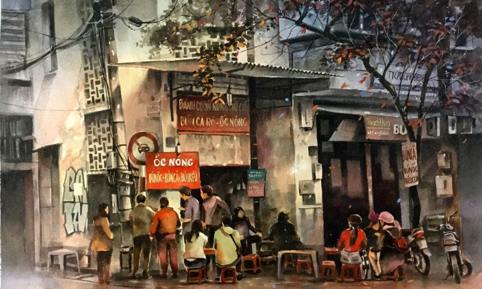 Hà Nội trong tranh của họa sĩ Sài Gòn