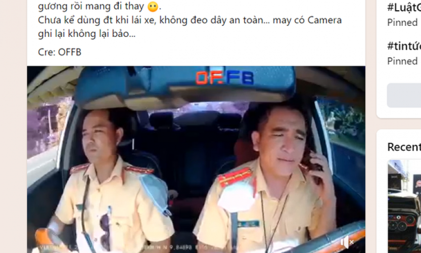 Kỷ luật, đề nghị chuyển công tác hai CSGT có lời nói không chuẩn mực